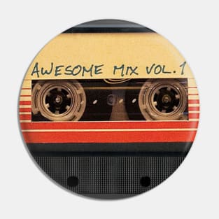 Awesome Mix Vol 1 Guardians Of The Galaxy Pin