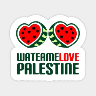 Watermelove for Free Palestine Magnet