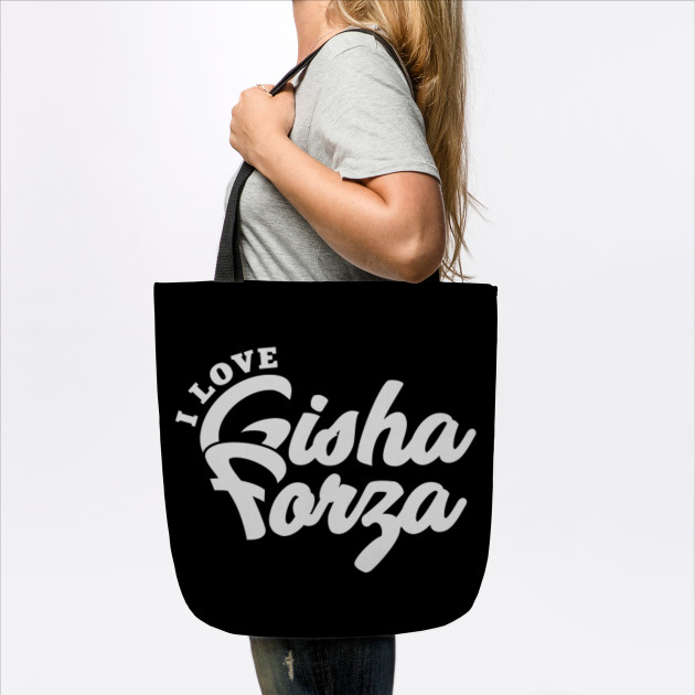 I Love Gisha Forza Gisha Forza Tote Teepublic