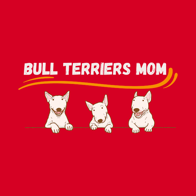 Bull terriers mom by Olivka Maestro