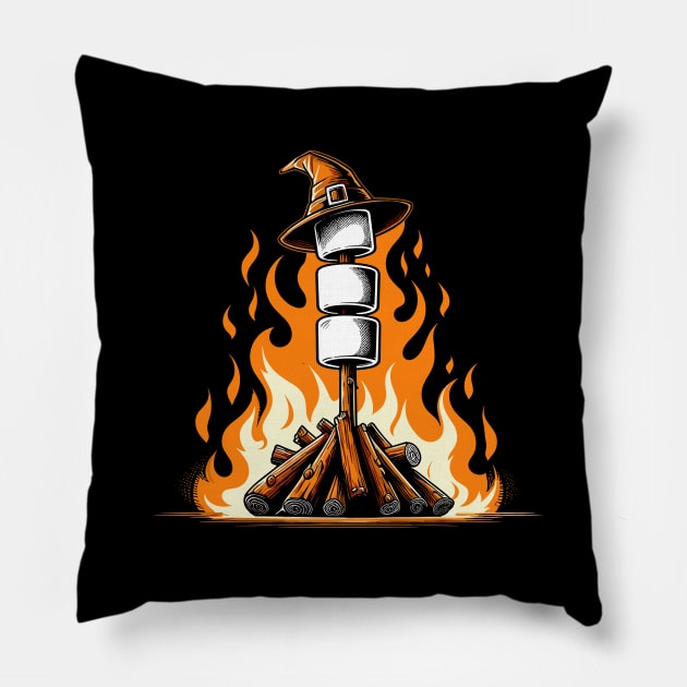 Witch Marshmallow Pillow by katzura