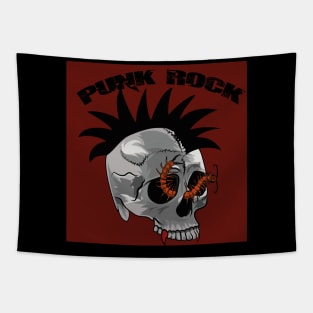 Punk Skull Tapestry