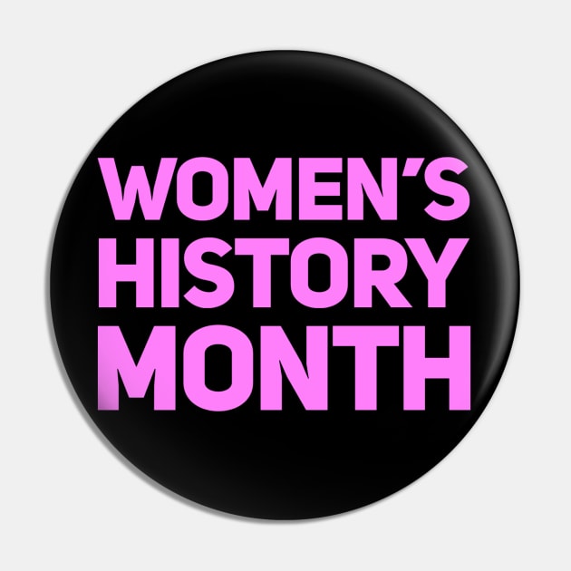 Women’s History Month Pin by Coolsville