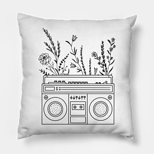 Wildflowers/ Boombox Pillow