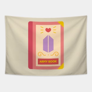 BTS ARMY book pastel Tapestry
