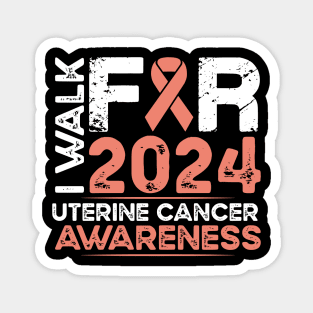 Uterine Cancer Awareness 2024 Walk Magnet