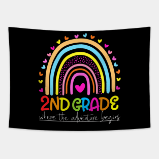 Rainbow 2nd Grade Where The Adventure Begins Tapestry