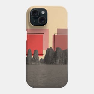 Serenity View, Minimalist Landscape Phone Case