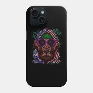 Fashion Monkey street art Phone Case