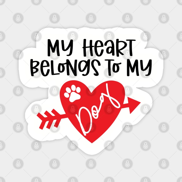 My Heart Belongs to Dog Magnet by busines_night