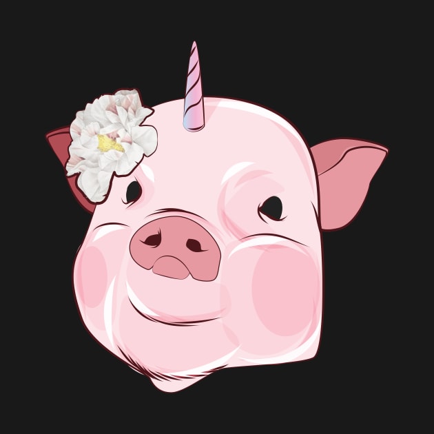 Pighorn Shirt Pig Unicorn by avshirtnation