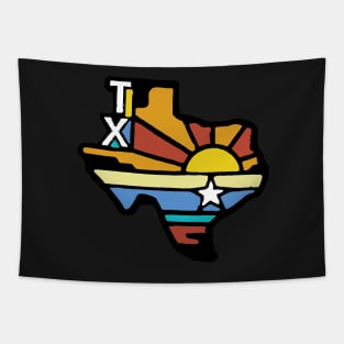 Texas State Outline Tapestry