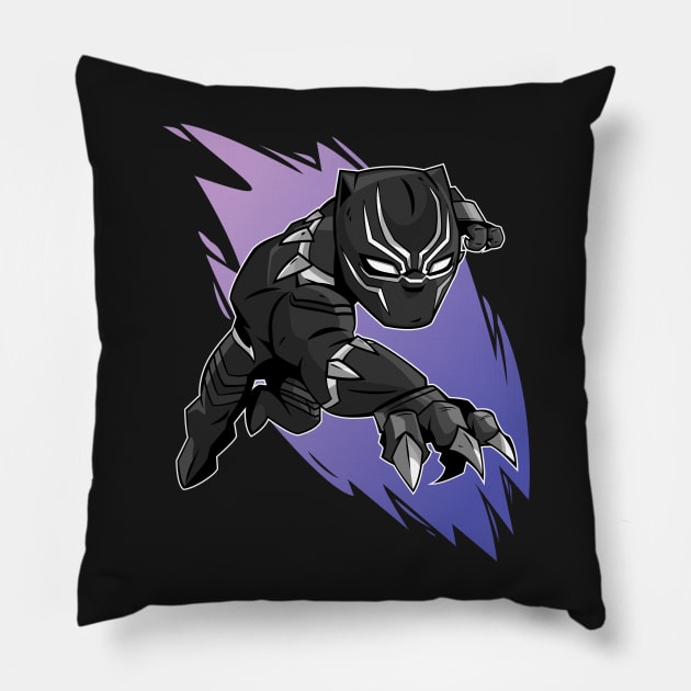 Panther King v2 Pillow by JacsonX