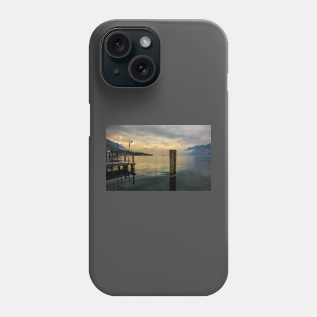 Lake Garda Seen from Malcesine Phone Case by jojobob