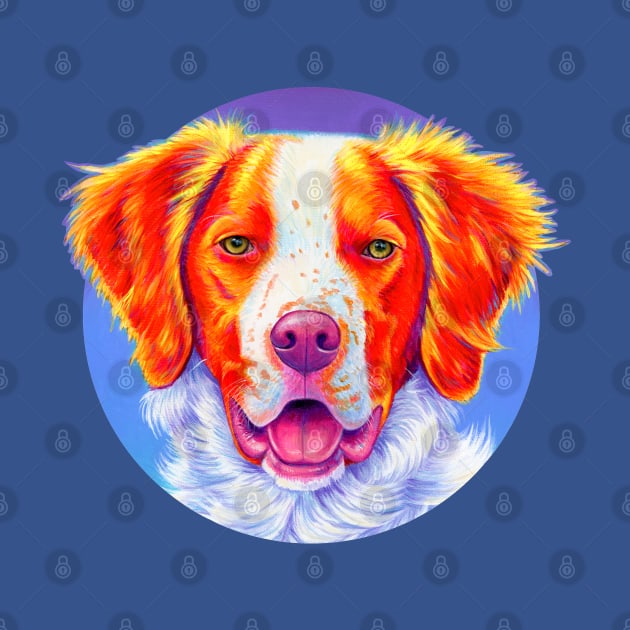 Brittany Spaniel Dog by rebeccawangart