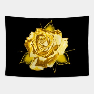 Gold Roses Tapestry