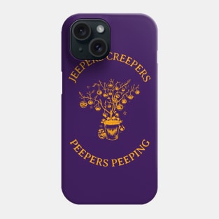 “Jeepers Creepers Peepers Peeping” Tree of Eyes Phone Case