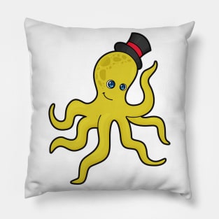 Octopus with Hat Pillow