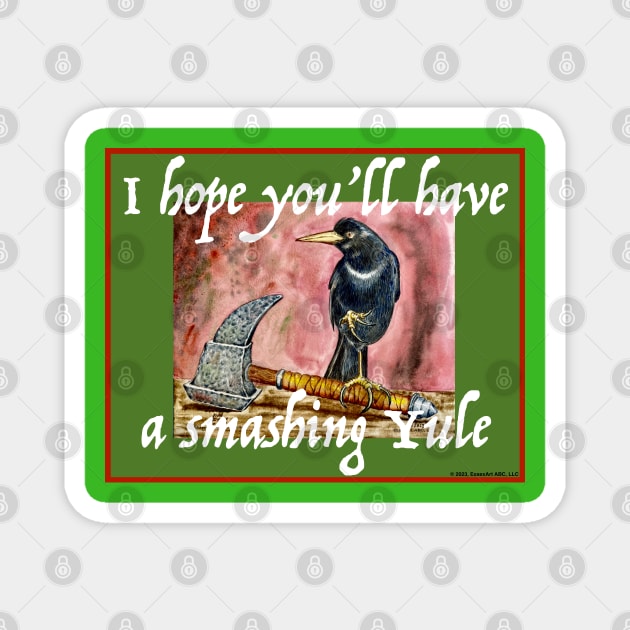 I Hope You'll Have A Smashing Yule Magnet by EssexArt_ABC