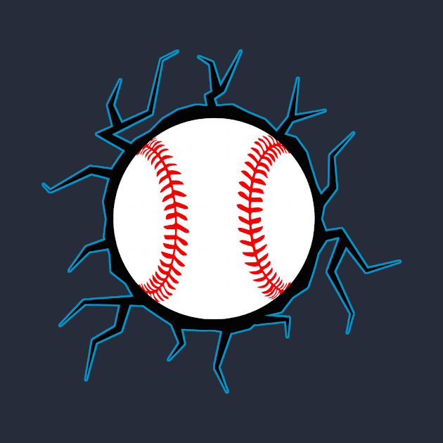 Baseball window smash by Blackhearttees