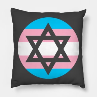 Trans Pride Star of David Pillow