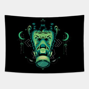 mask apes head Tapestry