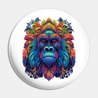 Funky Hippie Gorilla Pin