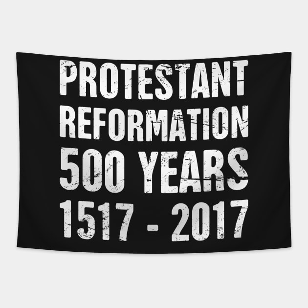 500 Year Anniversary Lutheran Protestant Reformation Tapestry by MeatMan