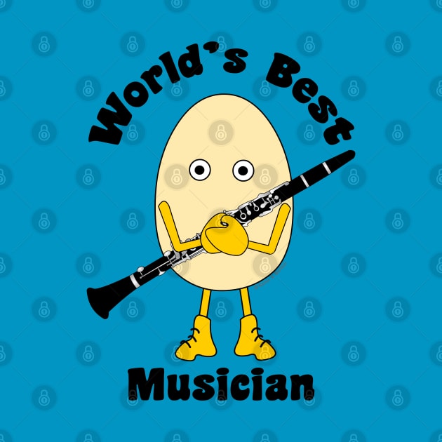 World's Best Clarinet Musician by Barthol Graphics