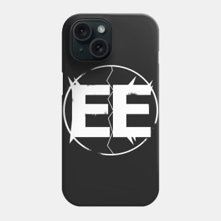 EXPLODING EARTHS E/E HERO LOGO - WHITE Phone Case