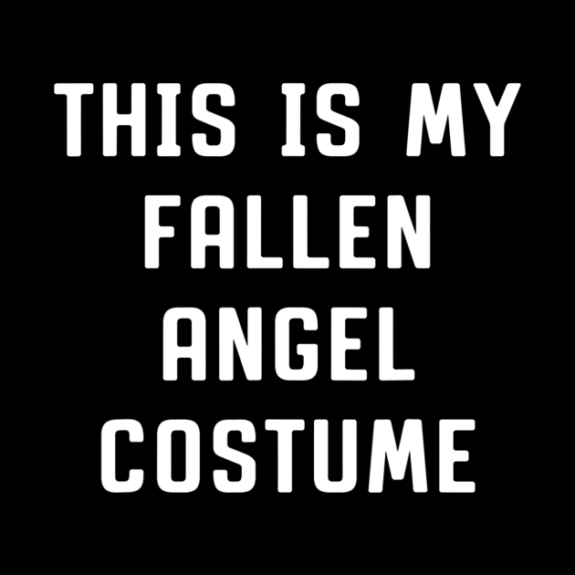 Fallen Angel Costume Halloween Dark Evil Lazy Easy by jordanfaulkner02