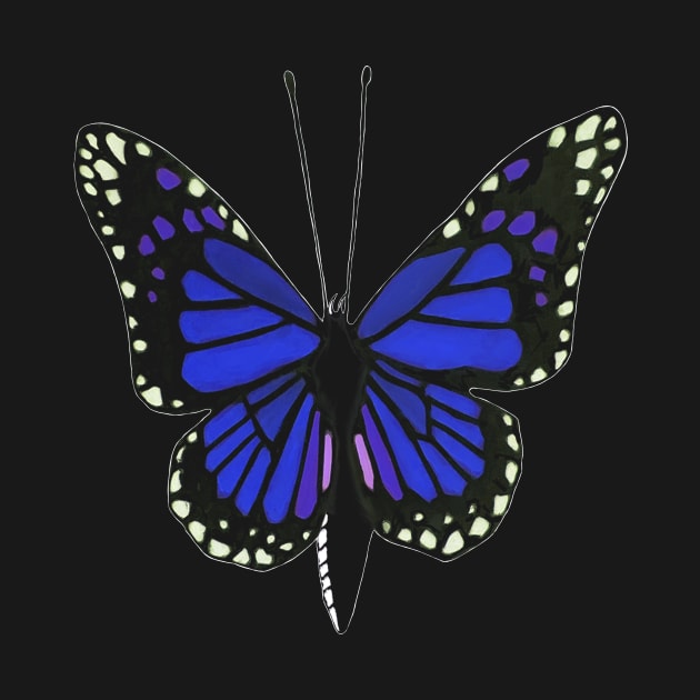 Butterfly 02c, transparent background by kensor