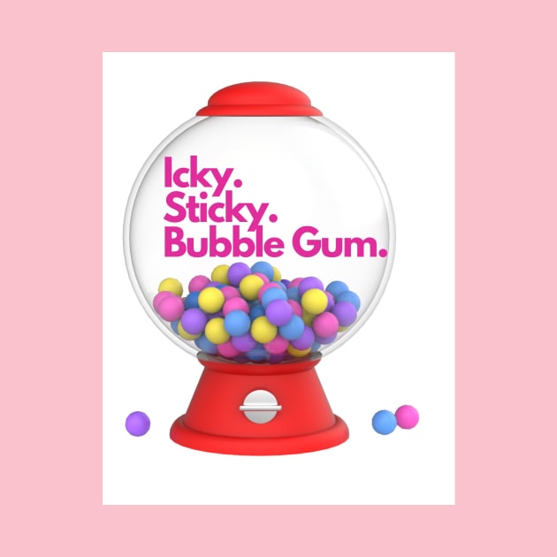 Mrs Rachel Inspired Icky Sticky Bubblegum by HiFiveBoutique