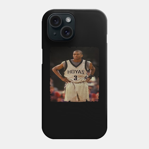 Young Allen Iverson in Hoyas Vintage Phone Case by CAH BLUSUKAN