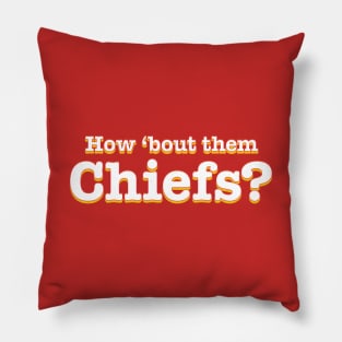 How 'bout them Chiefs? Pillow