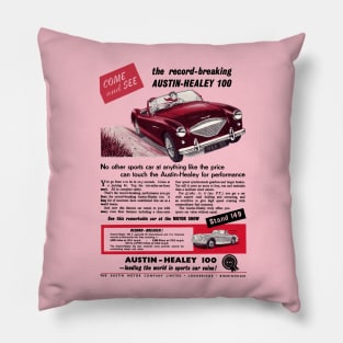 AUSTIN HEALEY 100 - advert Pillow