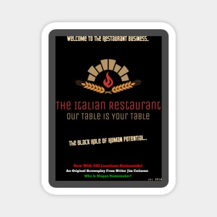 The Italian Restaurant - Logo T-shirt Magnet