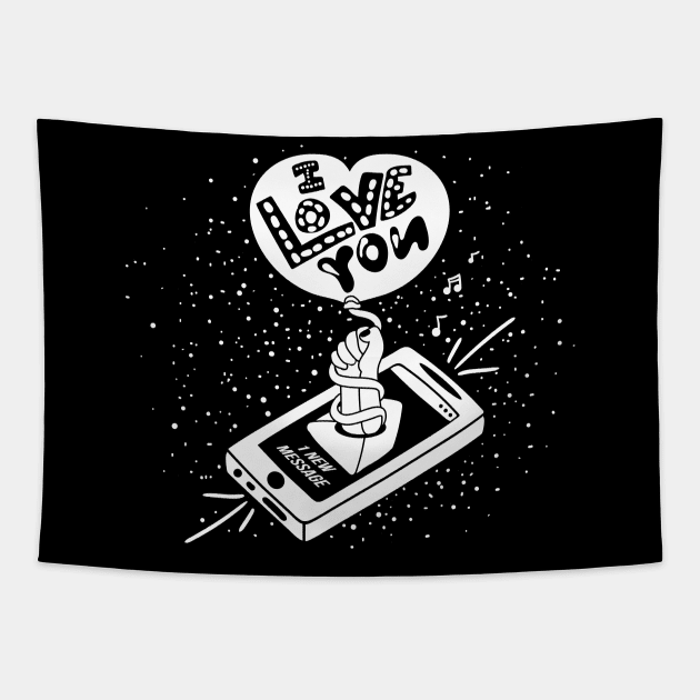 I Love You Mom Tapestry by busines_night