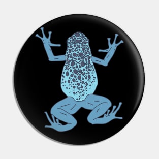 Poison Dart Frog - Blue Exotic Animal - Rain Forest Pin