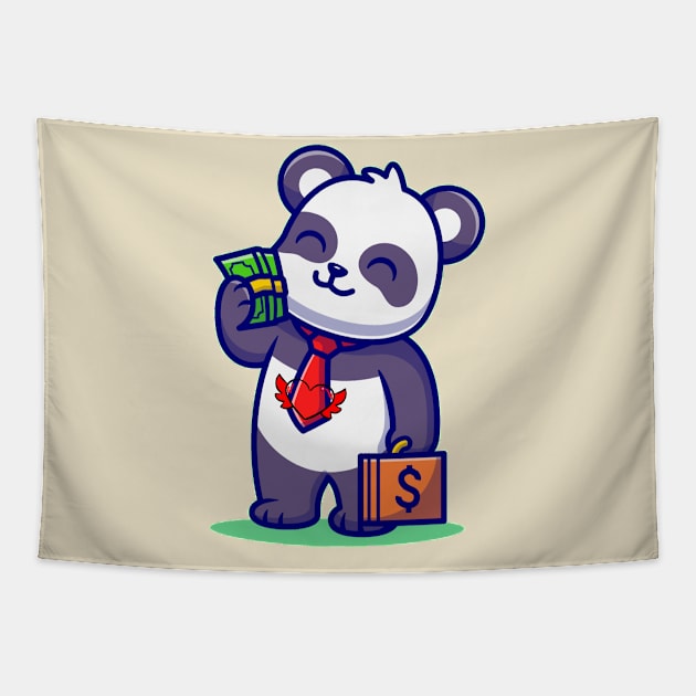 panda bear shirt kids Tapestry by Officail STORE