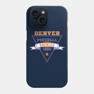 Retro Denver Broncos Phone Case