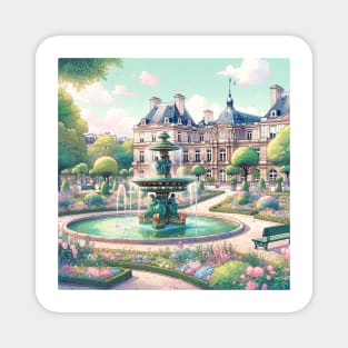 Jardin du luxembourg Magnet