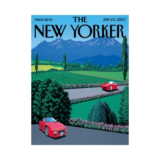 Hiroshi Nagai - red cars T-Shirt