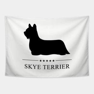 Skye Terrier Black Silhouette Tapestry