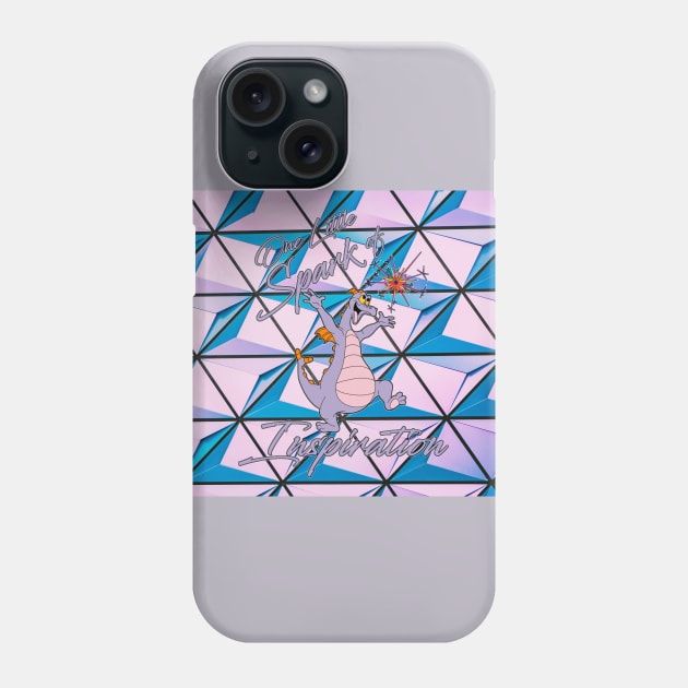 Figment - One Little Spark Art Phone Case by MPopsMSocks