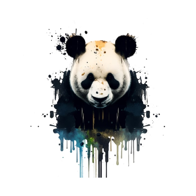panda dripping by myepicass