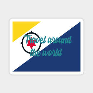 Travel Around the World - Bonaire Magnet