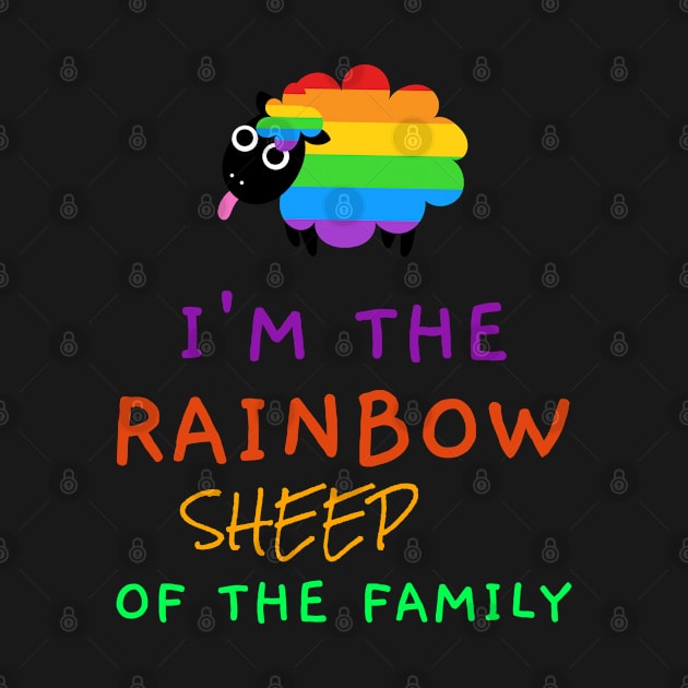 I am The Rainbow Sheep Of The Family by DAZu
