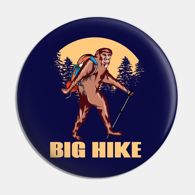Bigfoot Sasquatch Pin by mailboxdisco
