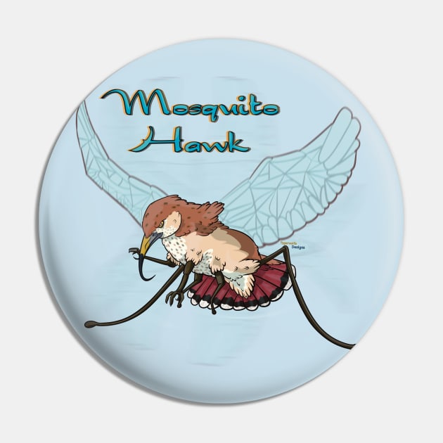 Punimals - Mosquito Hawk (Text) Pin by tygerwolfe